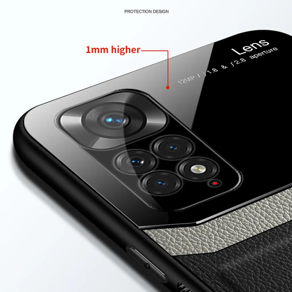 Recensione Cover Redmi Note 11 Pro+ 5G: Pelle Antiscivolo e Vetro - 5