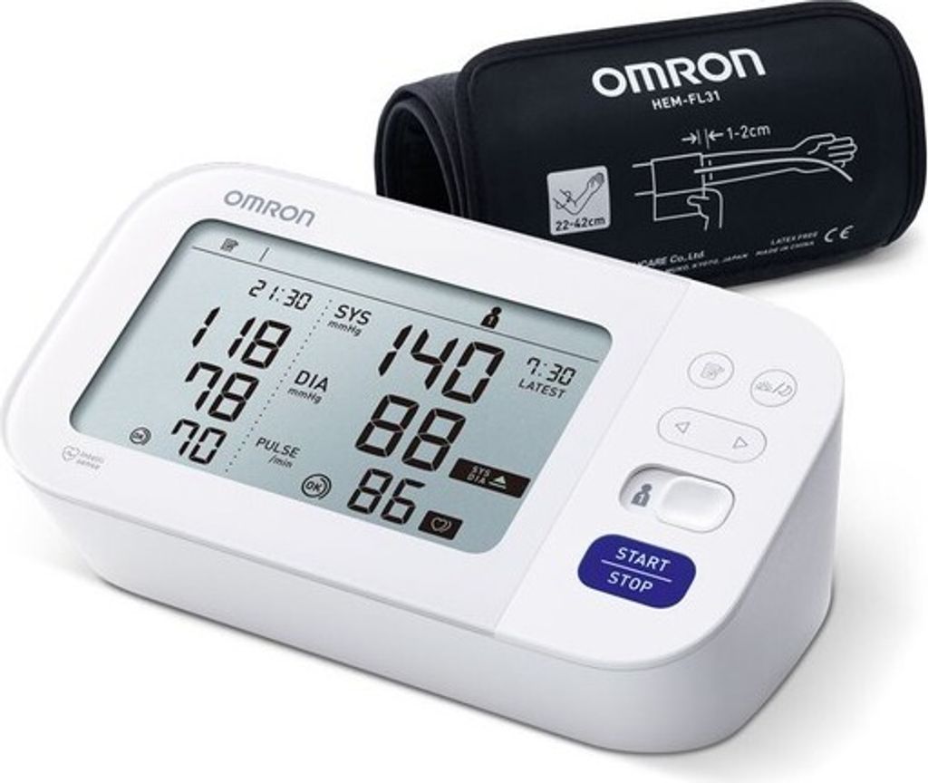 Omron M6 Comfort Afib - Tlakoměr s detekcí fibrilace srdce Obrázek produktu