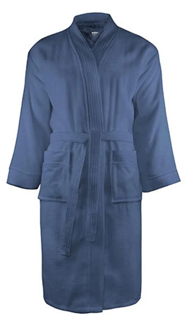 Peignoir Moelleux The One Towelling Denim Délavé Absorbant Taille S-M
