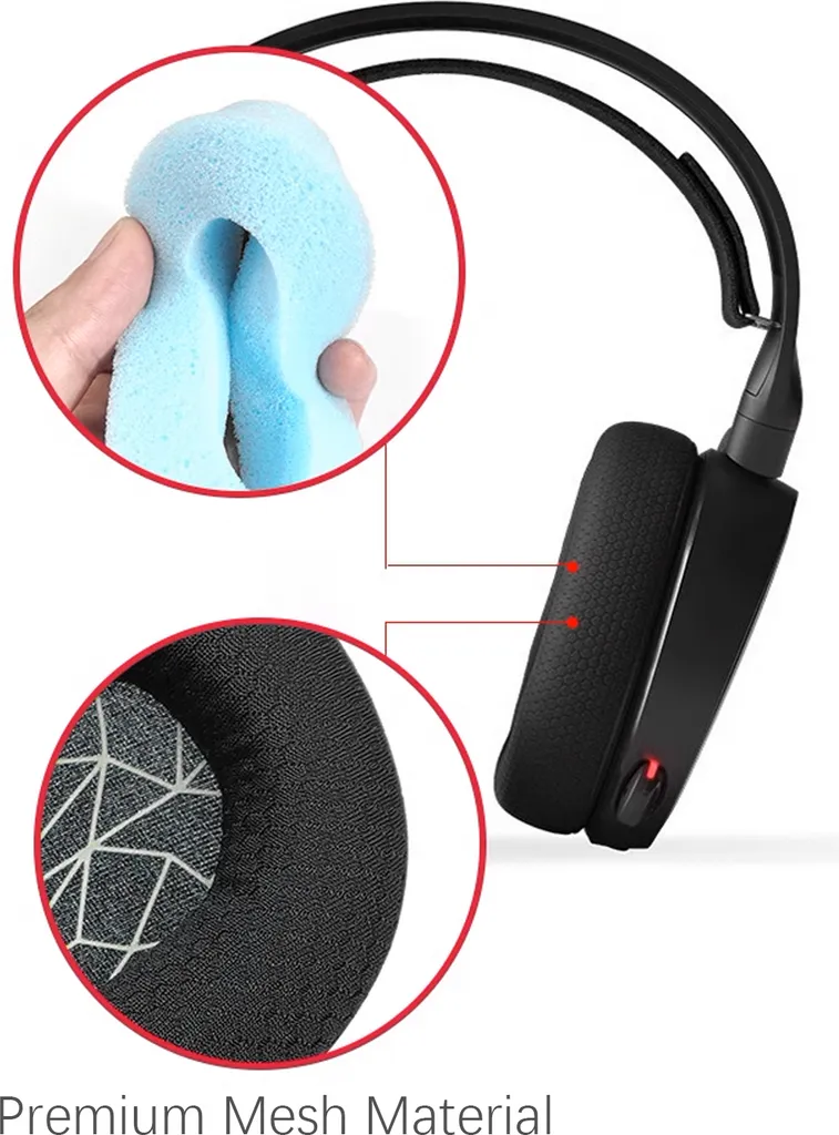 Cuscinetti Arctis 7 e Pro: Kit Ricambio INF Archetto e Padiglioni - 2