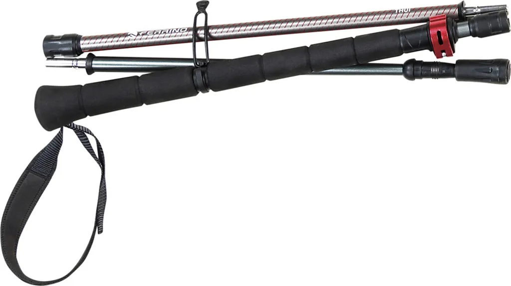 Bâtons Stick Thui Gris/Rouge anti-chocs pour soulager vos genoux