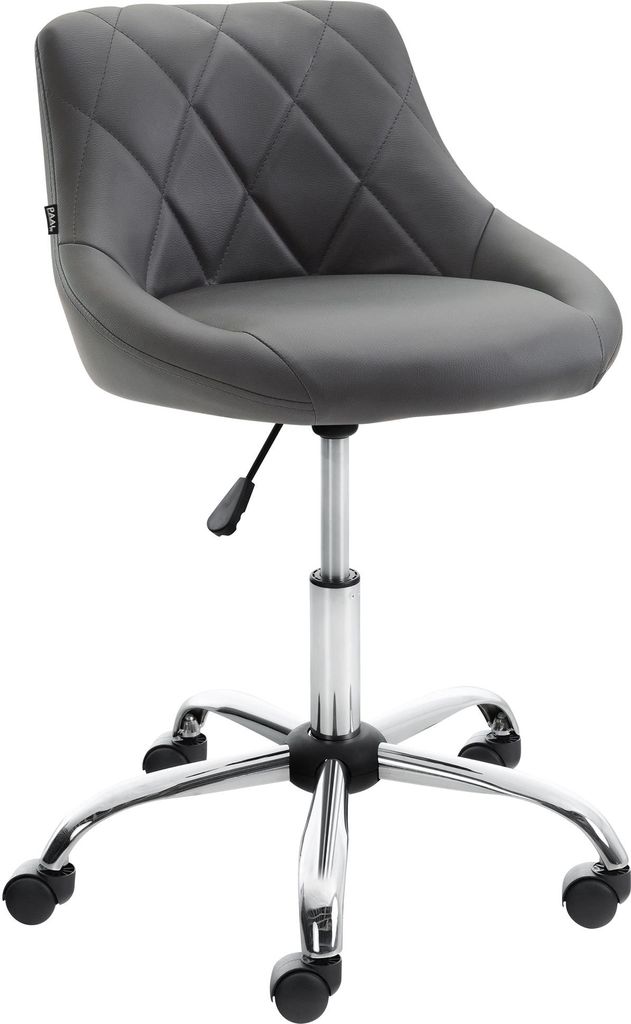 Arbeitshocker HLO-CP119 Kunstleder grau