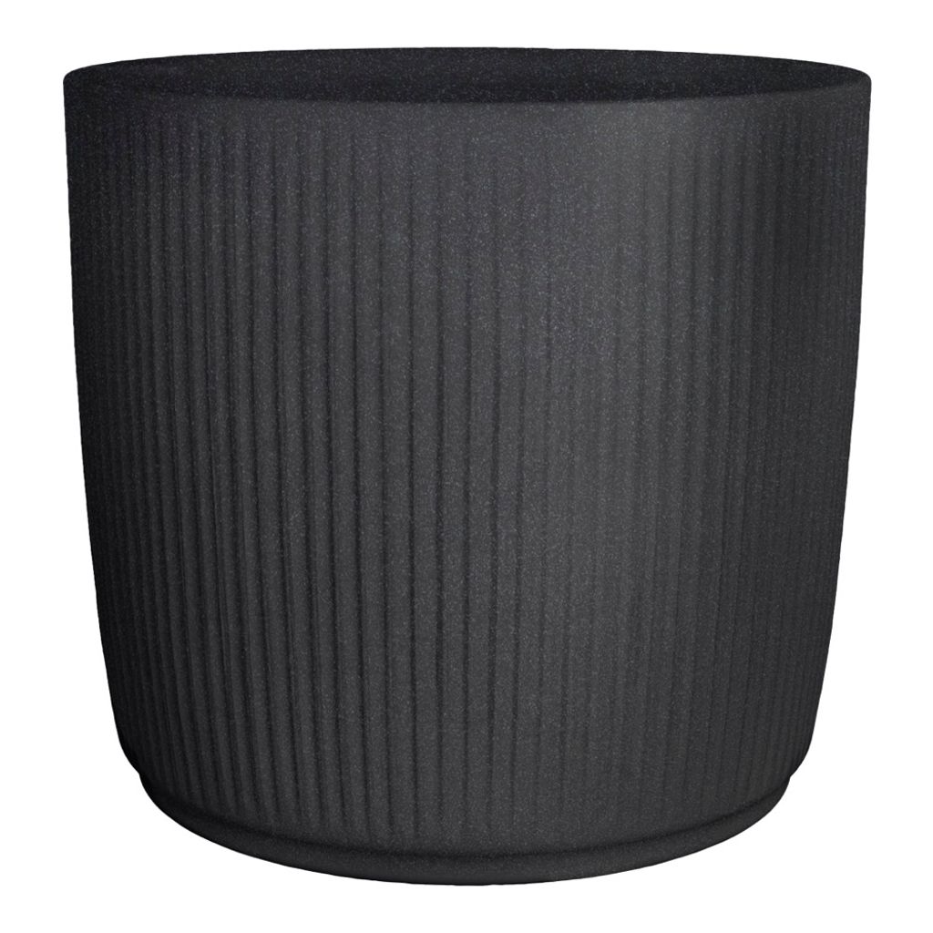 Blumentopf Linetto 259 40 stony black