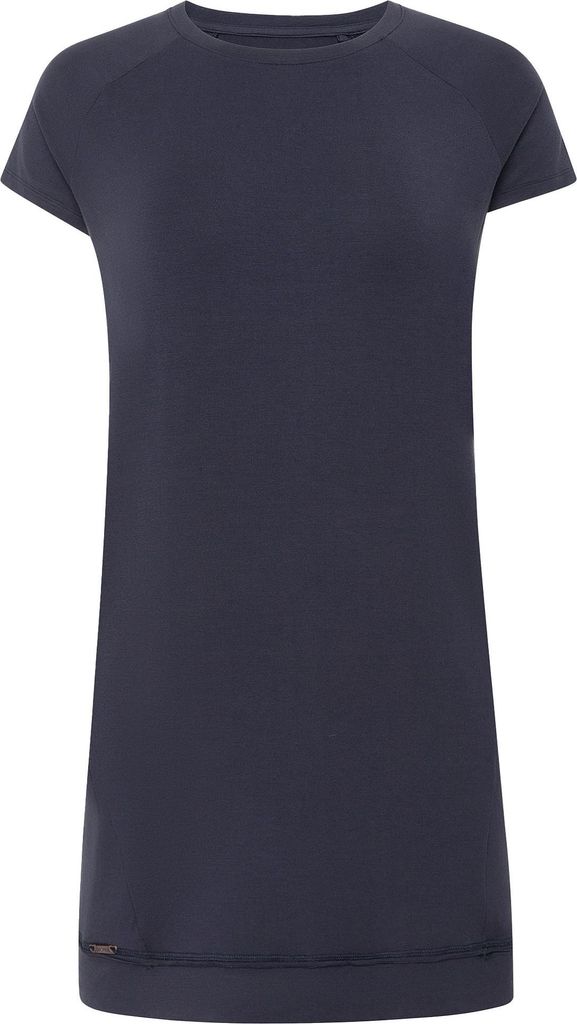 Jockey Damen Nachthemd - Supersoft Short Sleeve Lounge Dress, Relaxed Fit, Modal Dunkelblau M