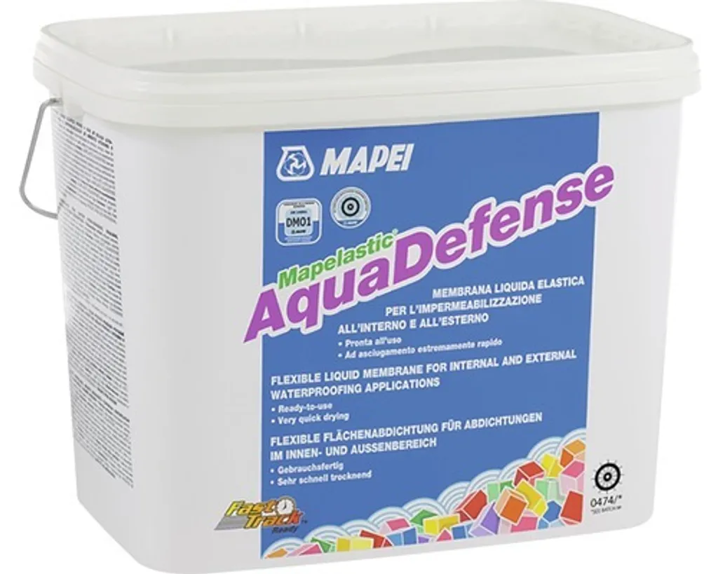 Étancher une douche ou terrasse avec Mapelastic AquaDefense Mapei 15 kg