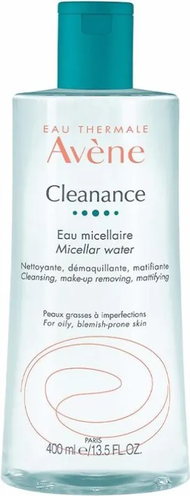 Eau Micellaire Avène Cleanance - Stop Brillance et Boutons Peau Grasse