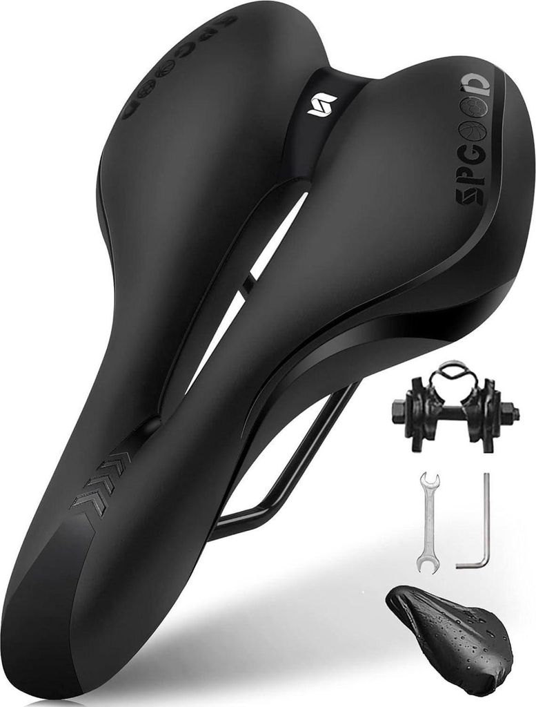 SPGOOD Sella per bicicletta Gel Ergonomico Impermeabile 27 Immagine del prodotto 