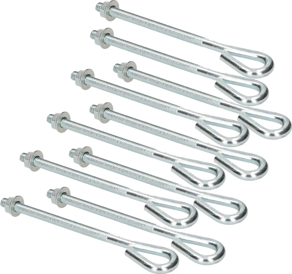 Speciale Ferramenta: 10 Tenditori Zincati M8x150mm KOTARBAU a Vite