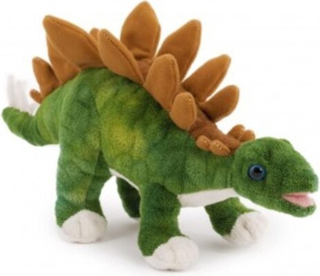 Onwomania Stegosaurus Plüschtier 18 Cm – Braun, Kuschelweich, Aus Recyceltem PET
