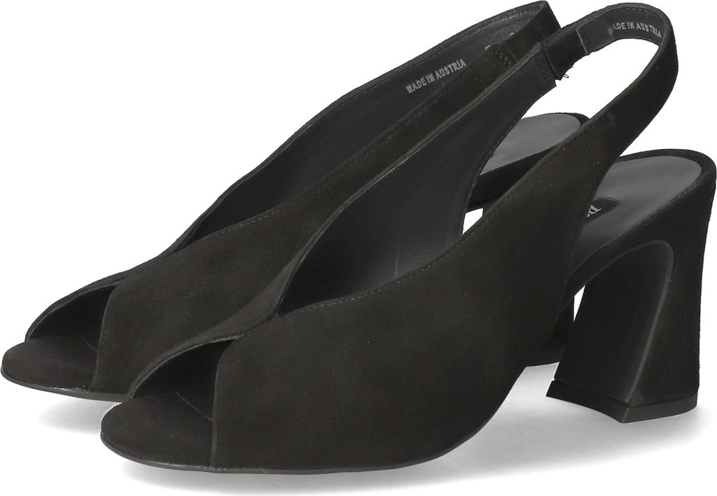 Paul Green Riemchensandaletten BLACK SAMT Damen 31353735343637 Schwarz 36 EU