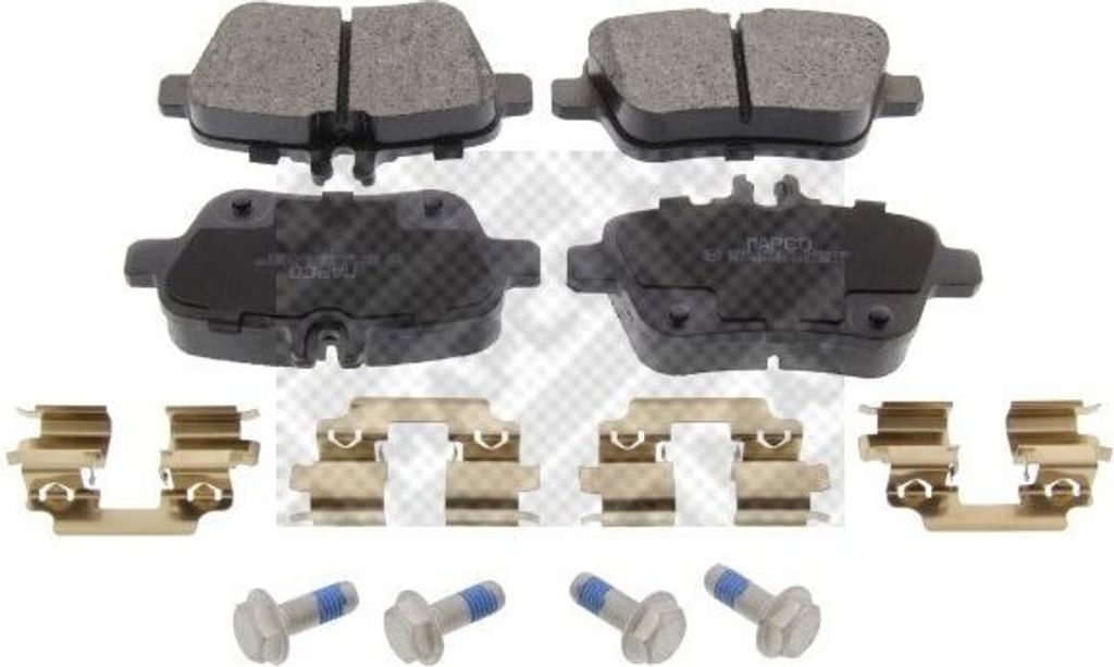 MAPCO Bremsbeläge Satz Hinten passend für MERCEDES-BENZ B-Klasse (W246, W242) 6646
