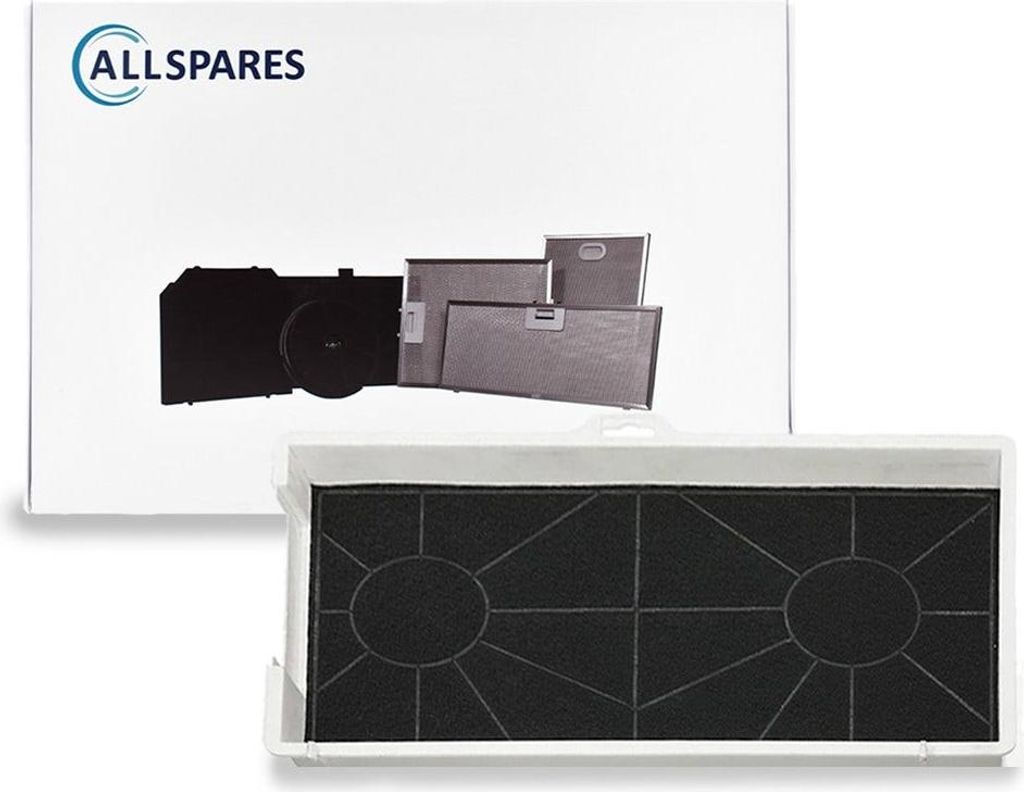 AllSpares Aktivkohlefilter für Dunstabzugshauben geeignet für