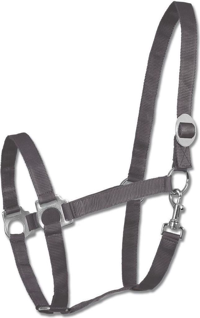 Waldhausen Halfter Perlon granitgrau SH