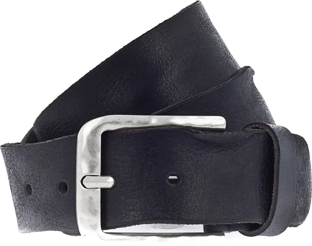Cintura Vanzetti Denim Love 40mm in Pelle Nera | Vera Pelle W100 Nero