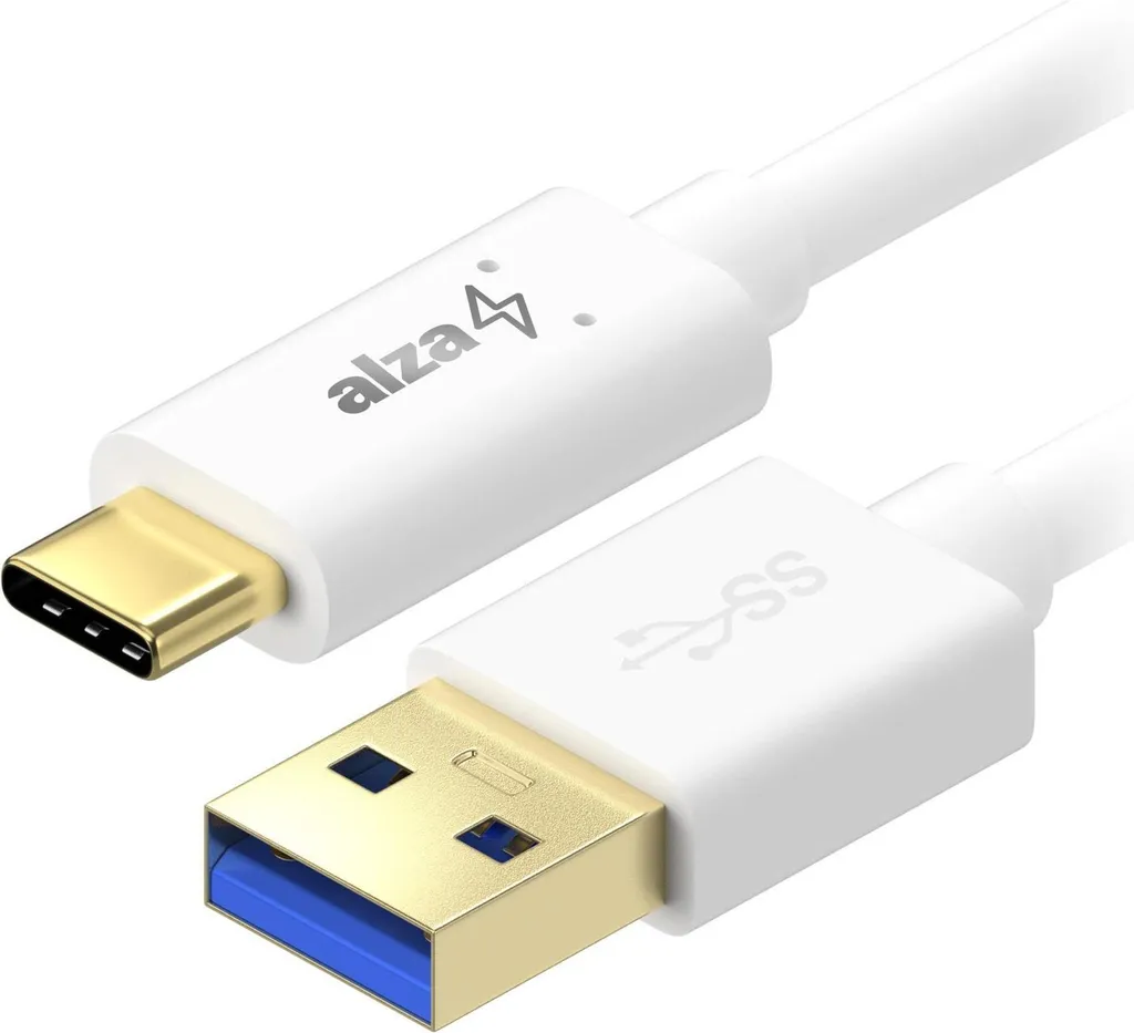 Câble USB-C Anti-Lenteur AlzaPower 5Gbps pour Transfert Rapide 1m - 4
