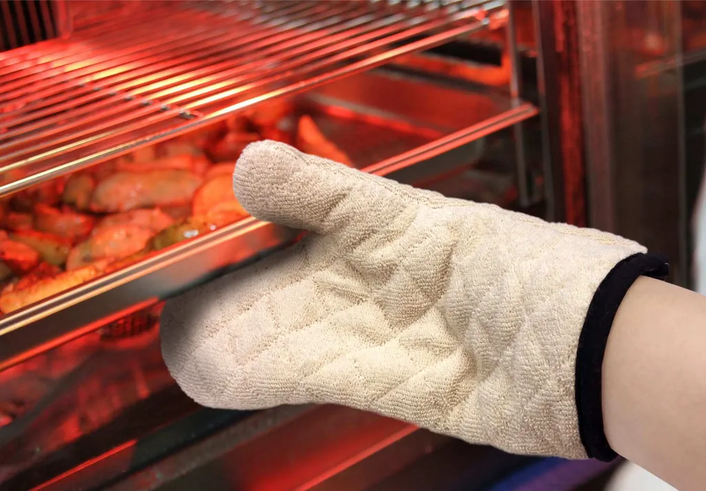 JXDXHCW Guanti da forno doppi resistenti al calore, colorati