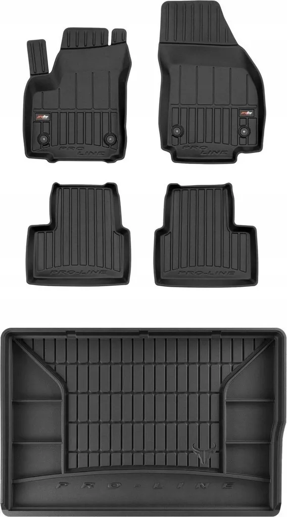 Tappetini 3D Gomma TPE Opel Meriva B (10-17) | Design Moderno & Grip