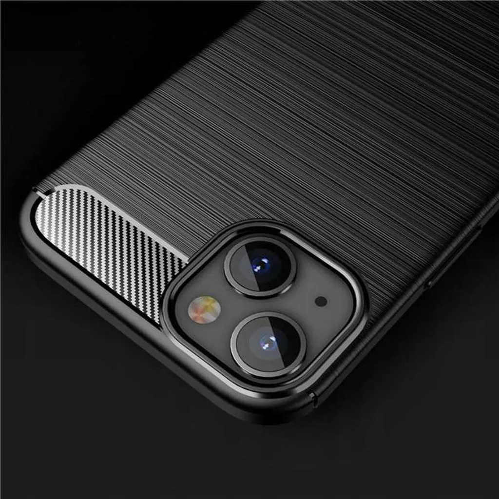 Coque iPhone 14 Plus SPACECASE Carbon Noir - Anti-Choc et Ultra Légère - 7