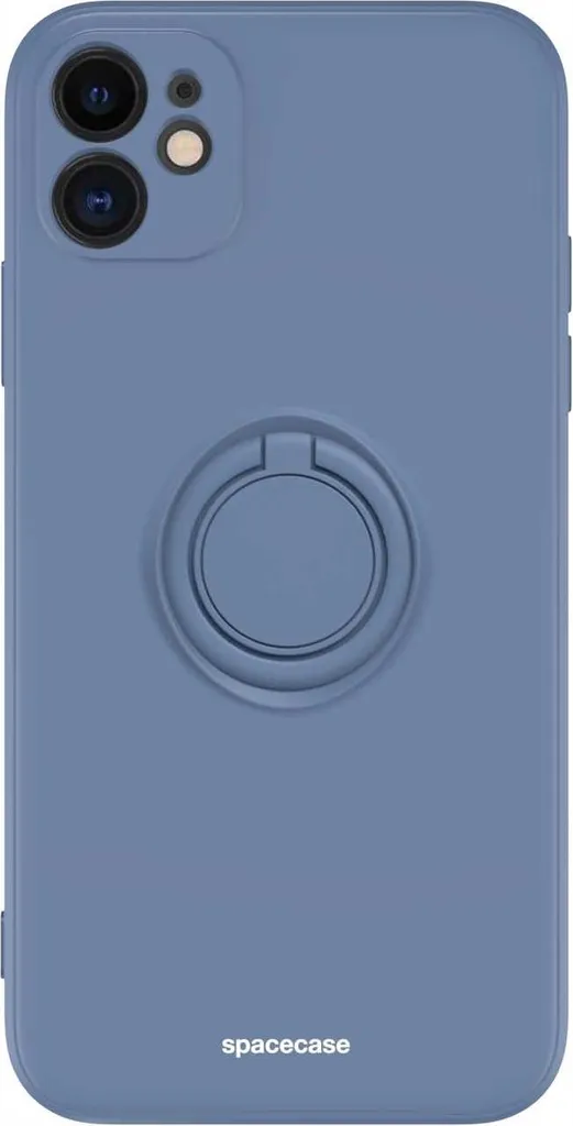 Custodia SPACECASE Blu iPhone 11: Stile Silicone e Ring Stand Chic - 7