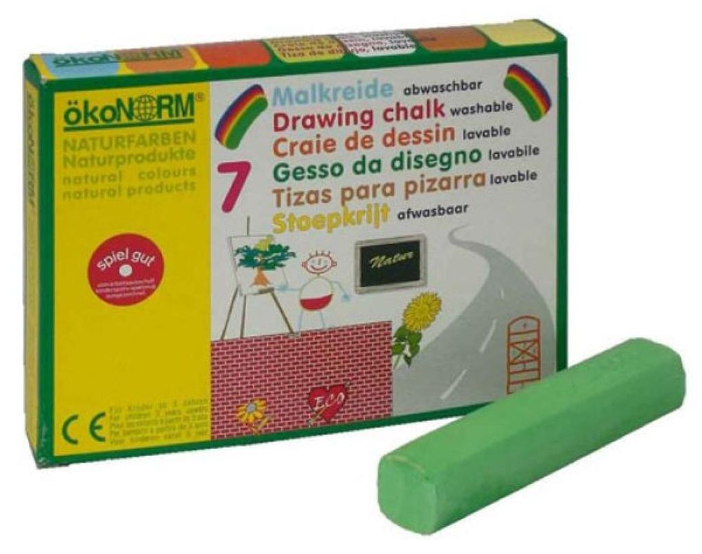 ökoNorm craie de rue, étui carton, carré - 7 couleurs Image du produit 
