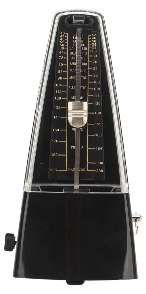 Mechanisches Metronom 40 bis 208 Schläge, professionelles Universal-Metronom für Klavier, Violine und Gitarre