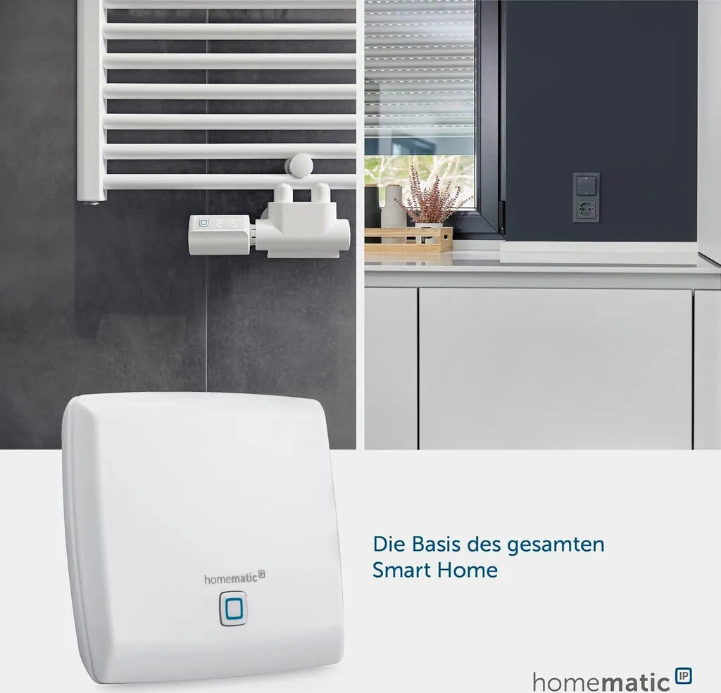 Homematic IP HMIP-HAP Point d'Accès Centrale Smart Home Domotique Blanche - 47