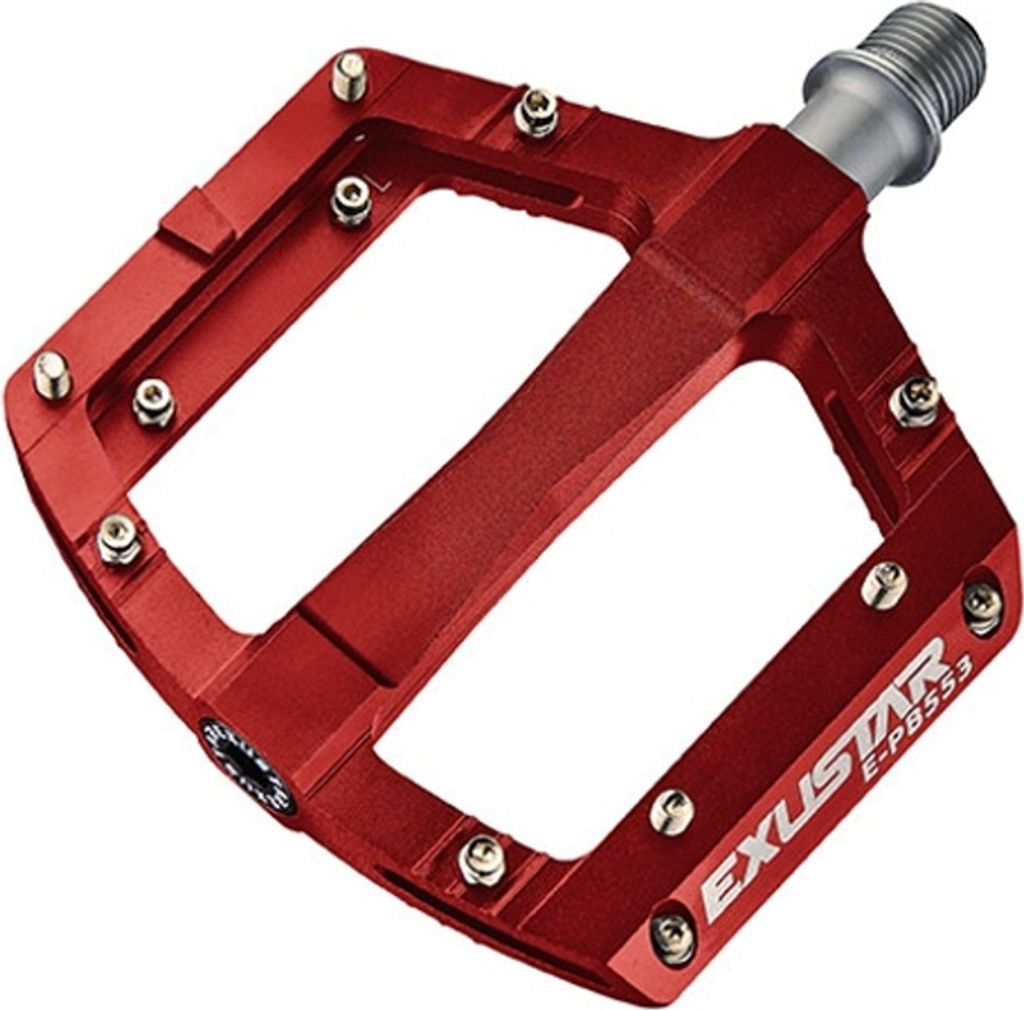 Aluminium Pedale Rot PB553 113x100mm CNC-gefräst für BMX Dirt Freestyle