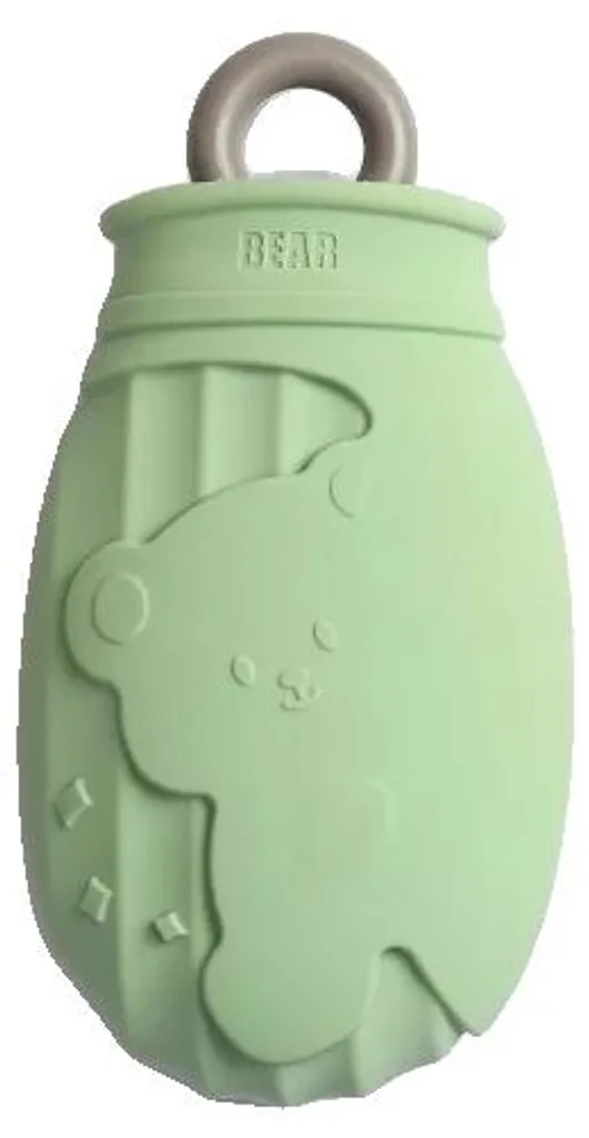 Bouillotte compacte 320 ml verte : chauffe-mains à haute rétention thermique