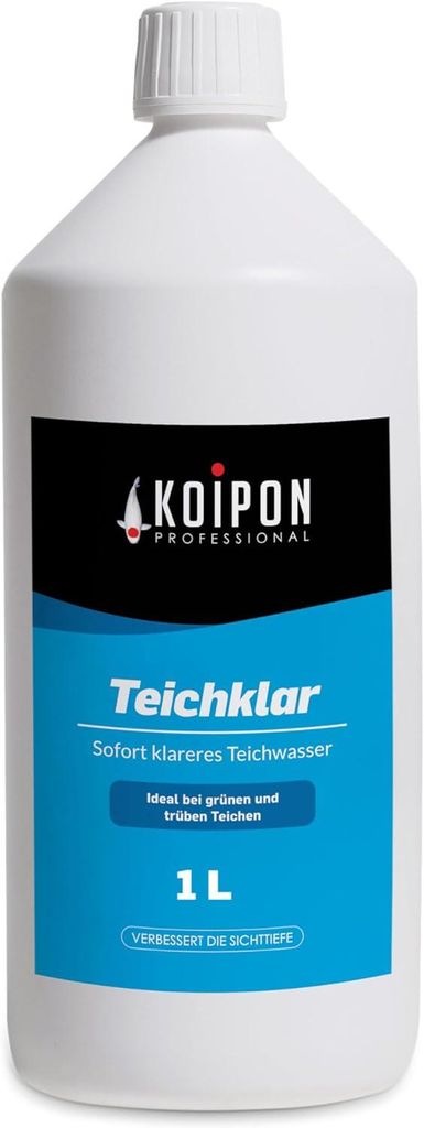 KOIPON Teichklar 1L Teichklärer gegen Schwebealgen & trübes Produktbild 