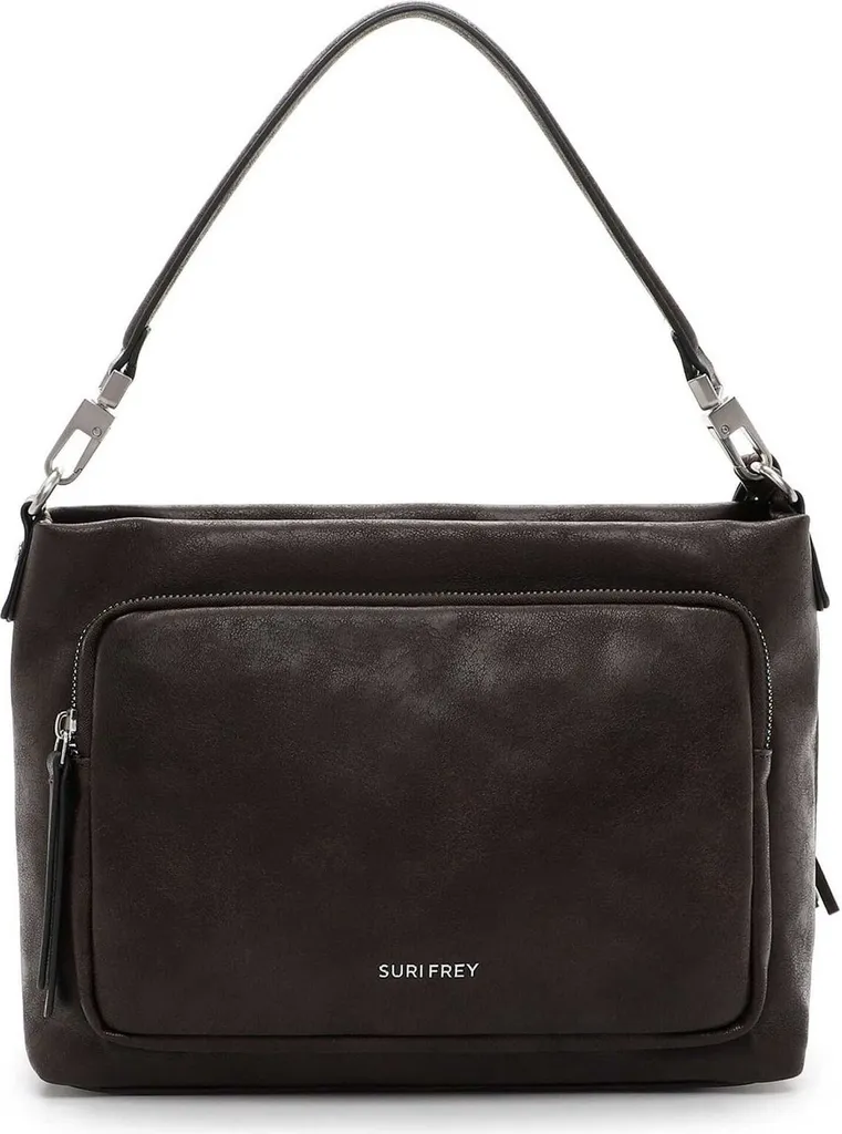 Grand Sac Beutel Fourre-Tout Marron avec Bandoulière SURI FREY Carly