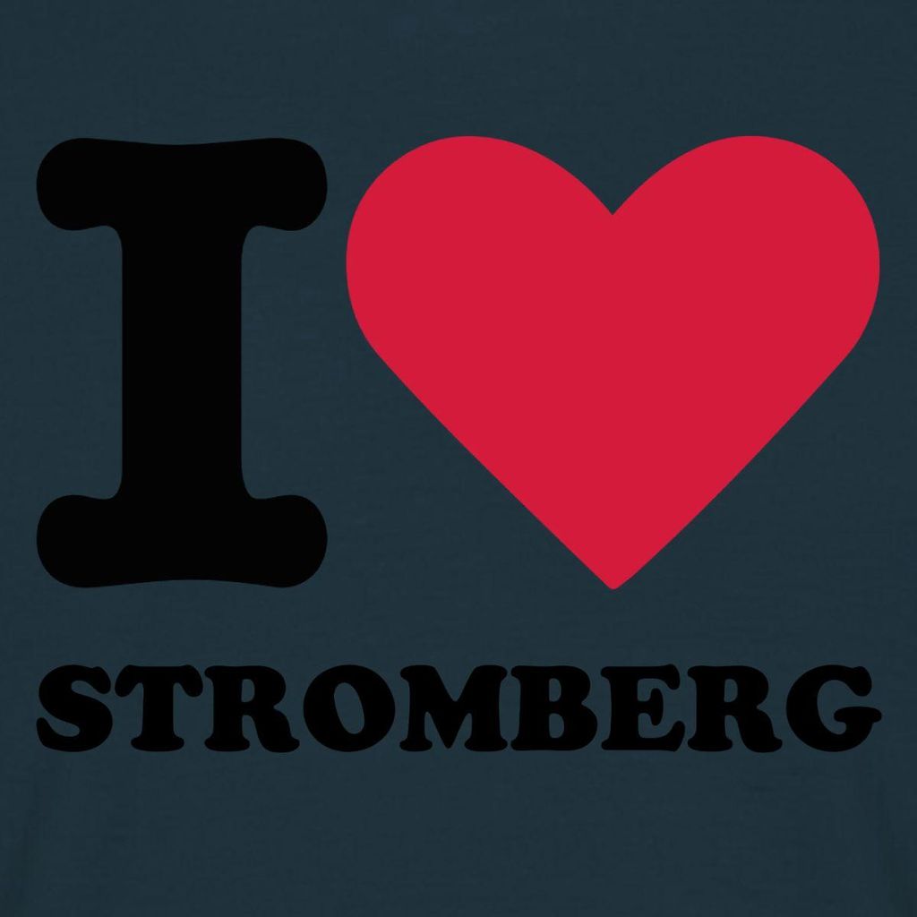 Spreadshirt Stromberg Fanartikel I Love Stromberg Männer T-Shirt, XXL, Navy
