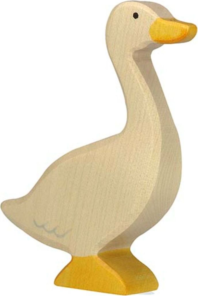 HOLZTIGER Gans aus Holz - stehend Produktbild 