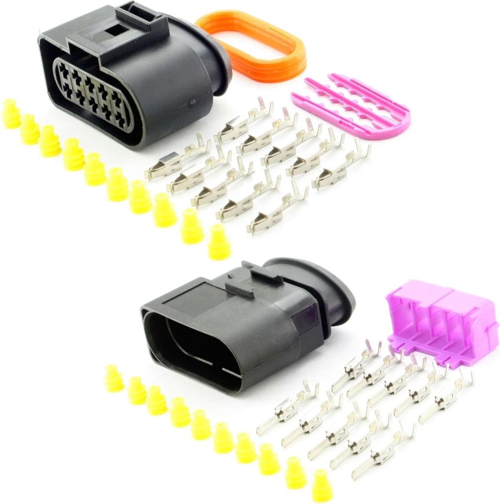 Overdrive-Racing Reparatur Ersatz Stecker 10 Polig Reparaturstecker Passend Für 1J0973735 + 1J0973835