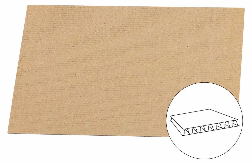 25x Palettenzwischenlage Kartonplatte für EURO Paletten Produktbild 