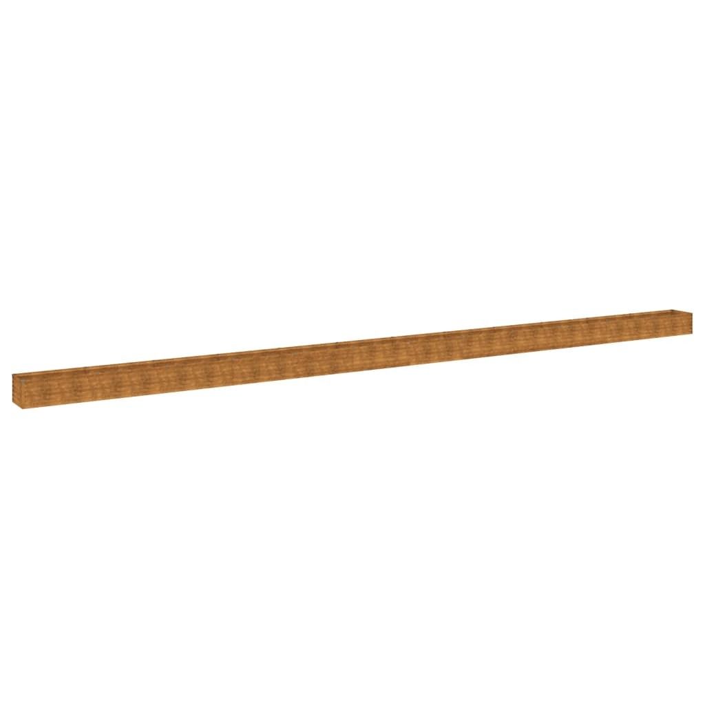 vidaXL Hochbeet 1152x50x36 cm Cortenstahl