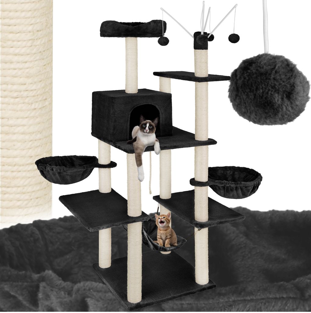 Kratzbaum Lilou 165 cm inklusive 4 Spielbällen, Kordel und Produktbild 9