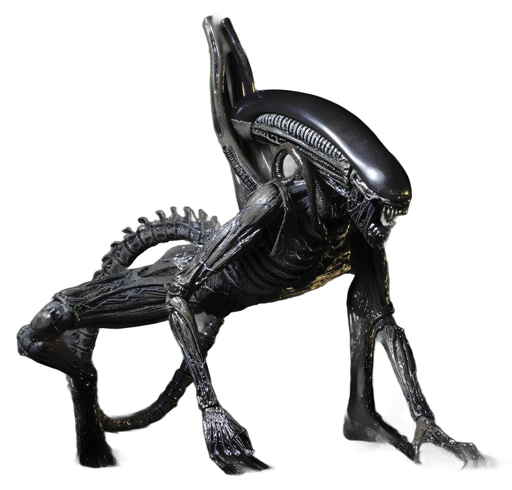 Xenomorph-Figur aus dem Film "Aliens" 18 cm, Produktbild 