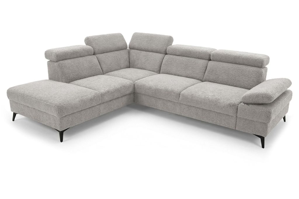 Moderner Ecksofa Vigo mit RELAX-Funktion und verstellbaren Kopfstützen – ideal für das Wohnzimmer