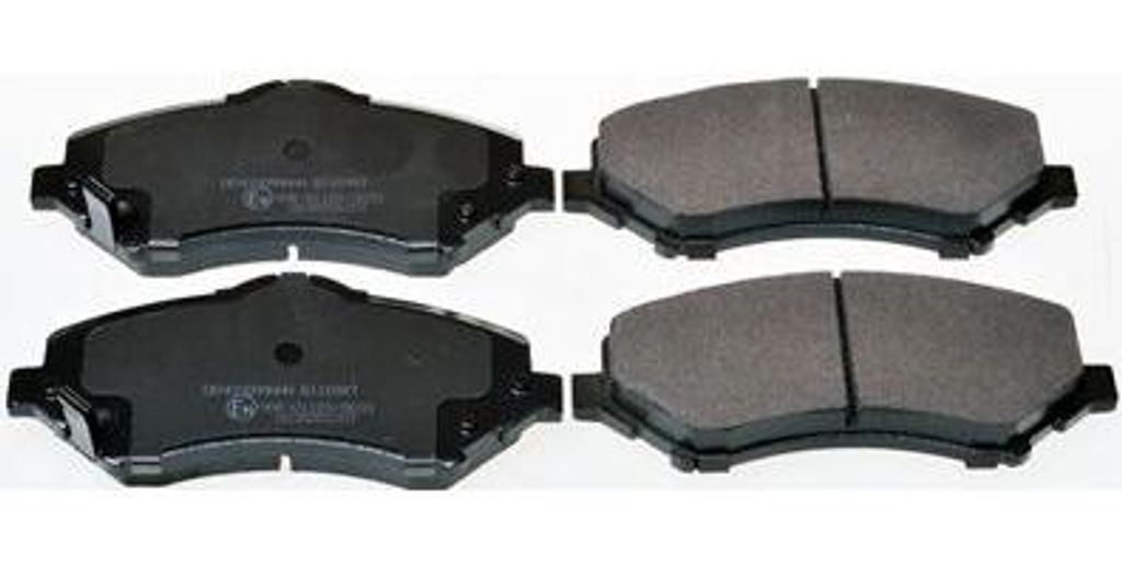 DENCKERMANN B110987 Bremsbelagsatz, Scheibenbremse OE 068003701AA kompatibel mit Cherokee, Wrangler
