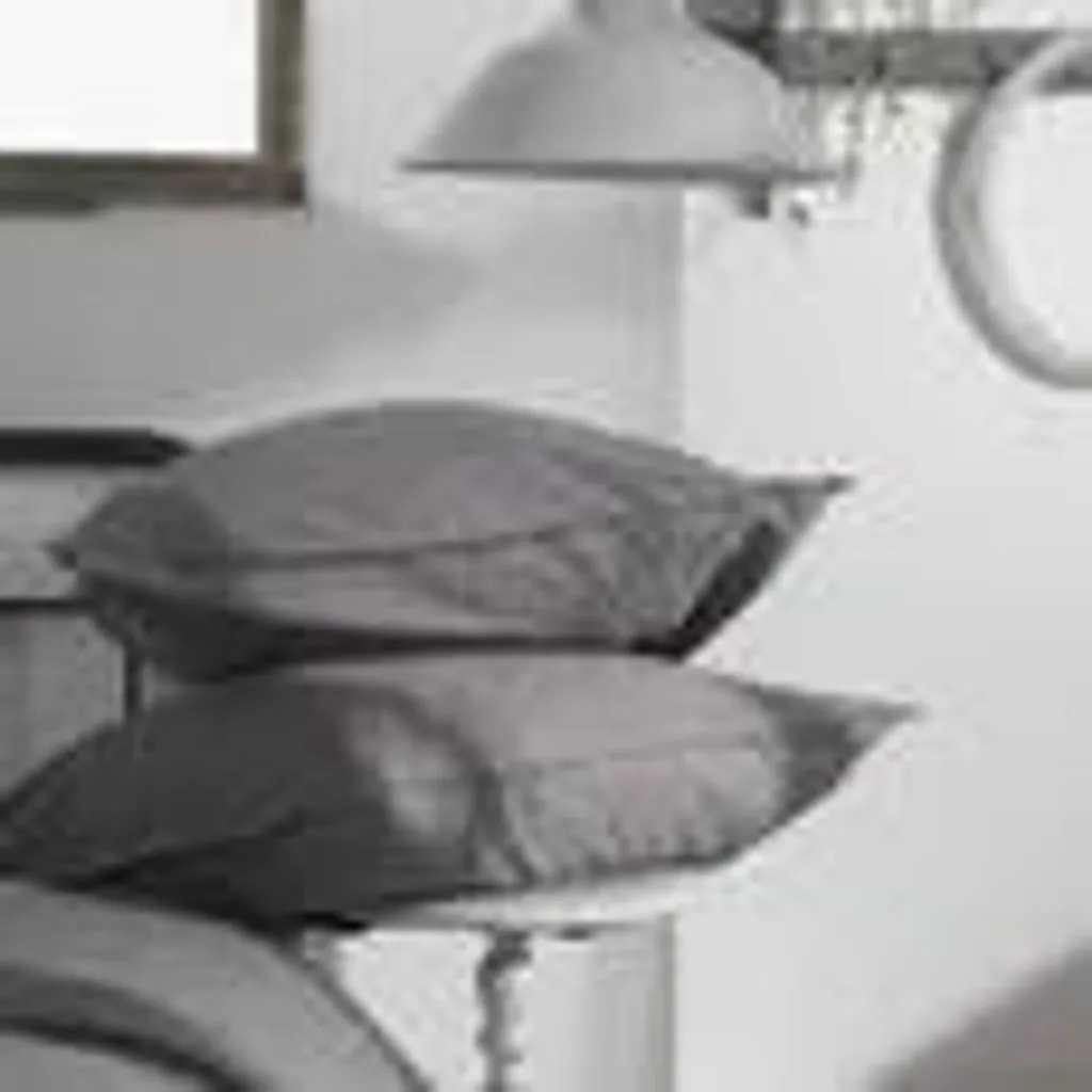 Housse de couette King Size 260x240 cm en coton doux Gris Capucine