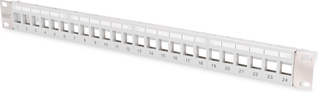 DIGITUS 19" Modular Patchpanel für Keystone Jacks 1HE