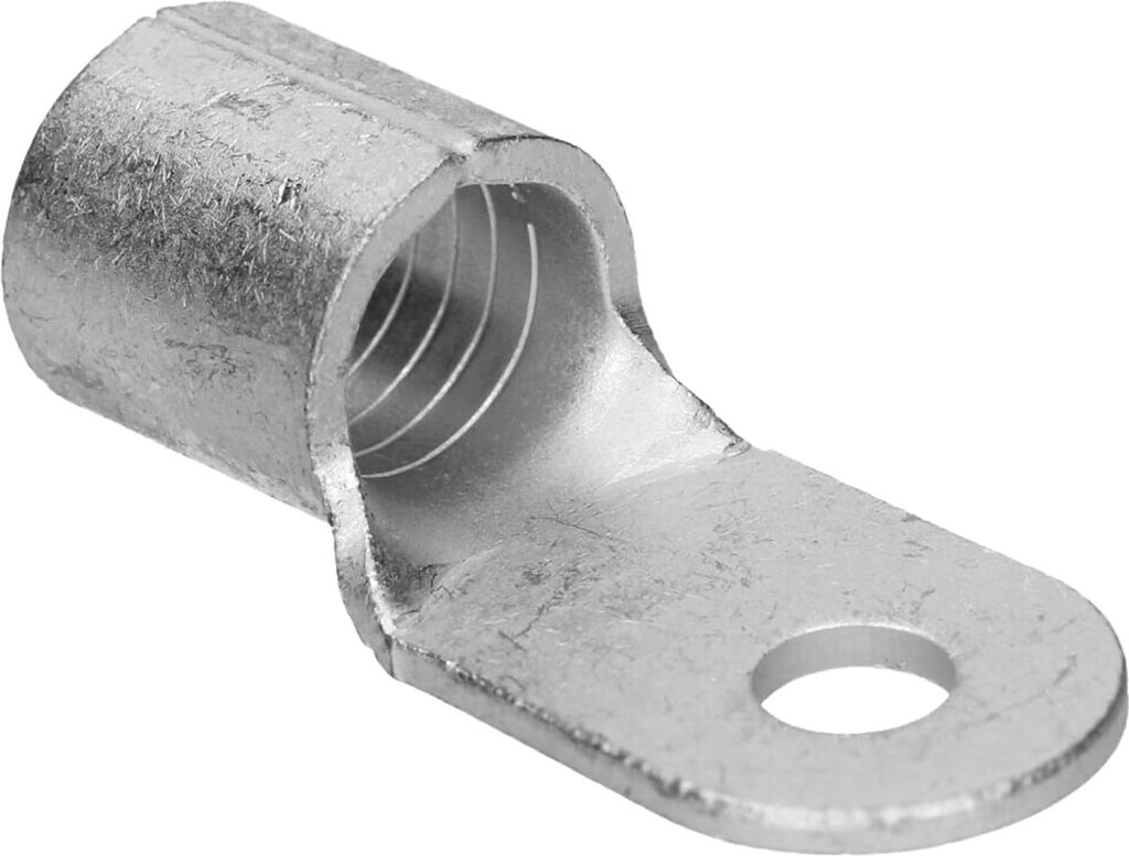 10 Stück Kalitec Q50-6 Quetschkabelschuh 50mm² M6 I Unisoliert I Dornpressung I Für mehr-, fein- und feinstdrähtige Leiter I Kabelschuh 50mm² ...