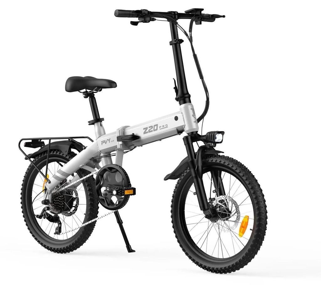Z20 PRO EVO - Klappbares E‐Bike - Bürstenloser Motor 250 W 36 V - Räder 50,8 cm - Reichweite 31–60 km - Bis 25 km/h - Aluminiumrahmen - Weiß