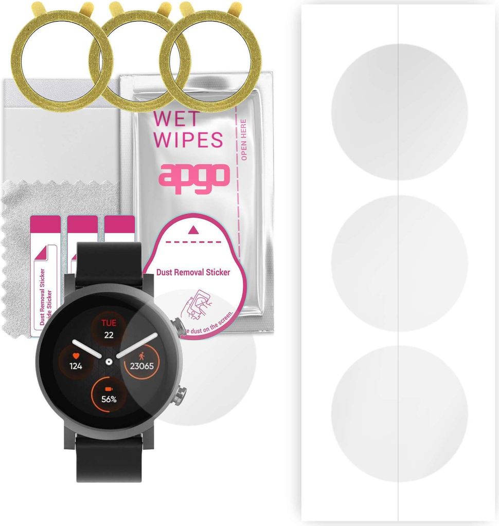 apgo 3 Stück Schutzfolie, klar, kompatibel mit Mobvoi Produktbild 