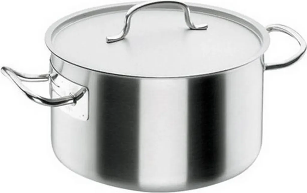 Lacor 50029 Pentola Inox 28cm - Massima Capacità 10L per Induzione