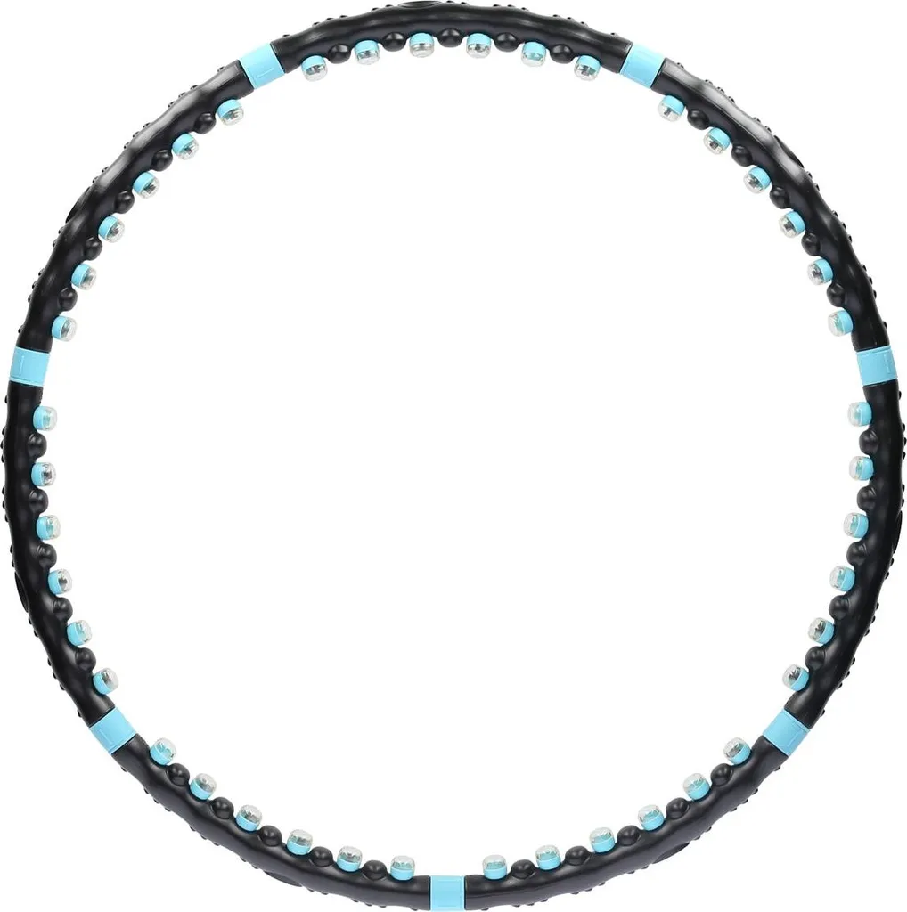 Hula Hoop de Fitness 98 cm pour Perdre du Ventre - Anneau Cardio Noir Bleu