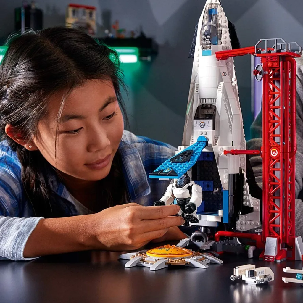 Montre à Quartz Enfant LEGO Overwatch 75975 avec Maillons Ajustables
