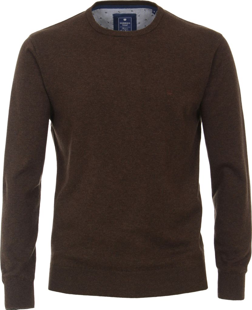 REDMOND Casual Herren Pullover Langarm Rundhals Regular-Fit Produktbild 