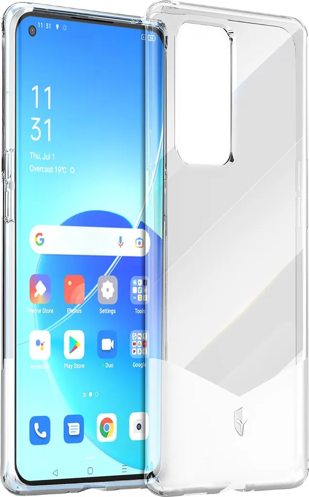 Custodia Oppo Reno 6 Pro Force Case PURE: Trasparente e Antiurto