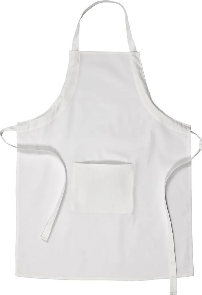 Grembiule in Cotone Bianco Creativ Company con Tasca | Taglia Bambino